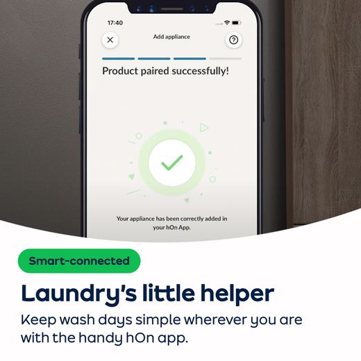 Haier X Series 5 HWD120BP14357UUK Wifi Connected 12Kg / 8Kg Washer Dryer with 1400 rpm - White - AO Annotation - hOn app